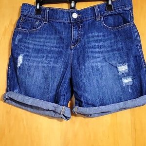 New York & Company, size 8, jean shorts
